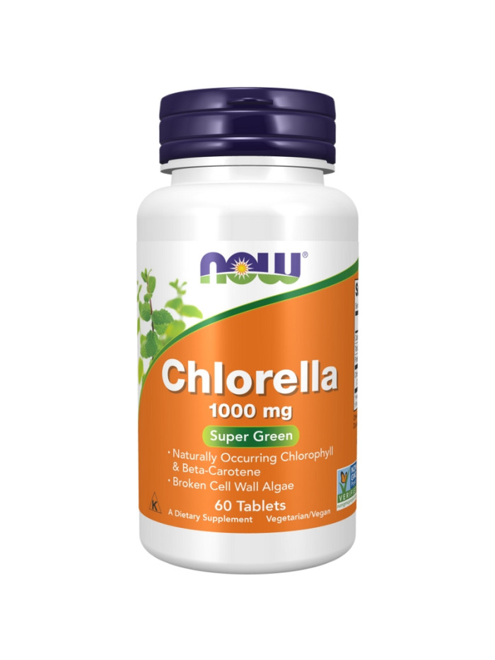 NOW FOODS Chlorella 1000 mg 60 tablets w sklepie Pakuj ZDROWIE Gdańsk Wrzeszcz