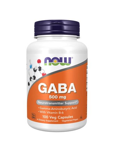 NOW FOODS GABA 500 mg 100 vcaps w sklepie Pakuj ZDROWIE Gdańsk Wrzeszcz