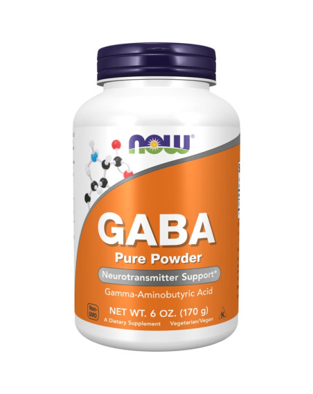 NOW FOODS GABA Pure Powder 170 g w sklepie Pakuj ZDROWIE Gdańsk Wrzeszcz