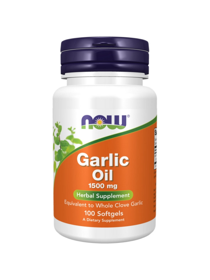 NOW FOODS Garlic Oil 1500 mg Softgels 100 caps w sklepie Pakuj ZDROWIE Gdańsk Wrzeszcz