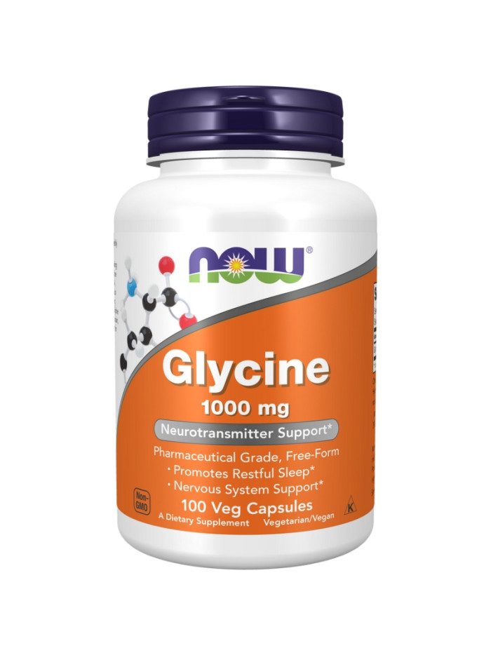 NOW FOODS Glycine 1000 mg 100 vcaps w sklepie Pakuj ZDROWIE Gdańsk Wrzeszcz