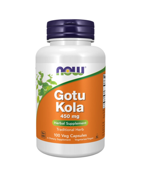 NOW FOODS Gotu Kola 450 mg 100 vcaps w sklepie Pakuj ZDROWIE Gdańsk Wrzeszcz