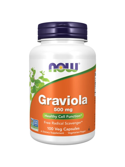 NOW FOODS Graviola 500 mg 100 vcaps w sklepie Pakuj ZDROWIE Gdańsk Wrzeszcz