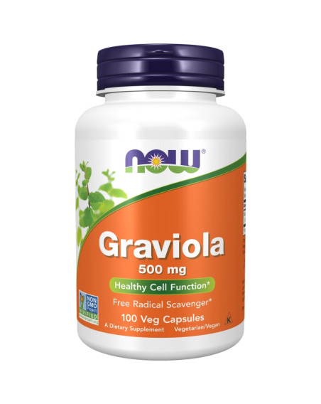 NOW FOODS Graviola 500 mg 100 vcaps w sklepie Pakuj ZDROWIE Gdańsk Wrzeszcz