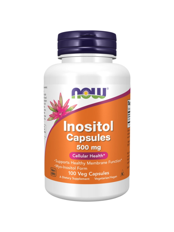 NOW FOODS Inositol Capsules 500 mg 100 vcaps w sklepie Pakuj ZDROWIE Gdańsk Wrzeszcz