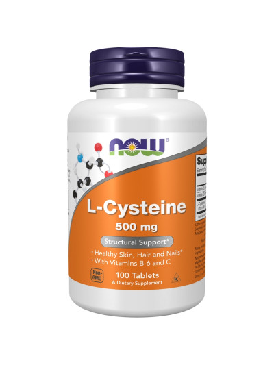 NOW FOODS L-Cysteine 500 mg 100 tabs w sklepie Pakuj ZDROWIE Gdańsk Wrzeszcz