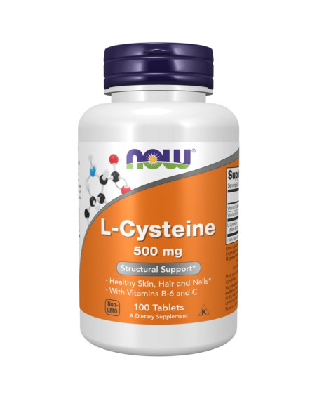 NOW FOODS L-Cysteine 500 mg 100 tabs w sklepie Pakuj ZDROWIE Gdańsk Wrzeszcz