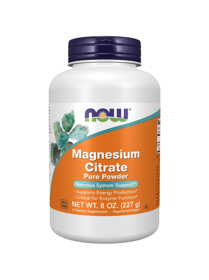 NOW FOODS Magnesium Citrate Pure Powder 227 g w sklepie Pakuj ZDROWIE Gdańsk Wrzeszcz