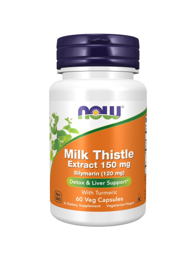 NOW FOODS Milk Thistle Extract 150 mg 60 vcaps w sklepie Pakuj ZDROWIE Gdańsk Wrzeszcz