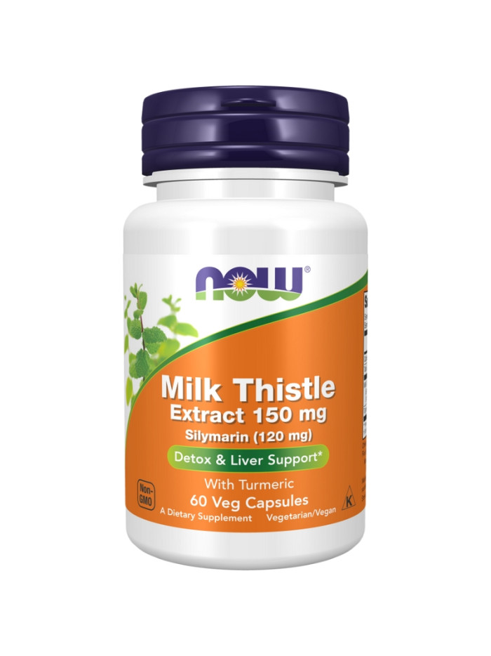 NOW FOODS Milk Thistle Extract 150 mg 60 vcaps w sklepie Pakuj ZDROWIE Gdańsk Wrzeszcz