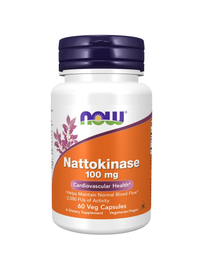 NOW FOODS Nattokisane 100 mg 60 vcaps w sklepie Pakuj ZDROWIE Gdańsk Wrzeszcz