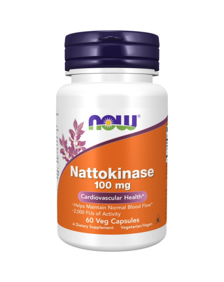 NOW FOODS Nattokisane 100 mg 60 vcaps w sklepie Pakuj ZDROWIE Gdańsk Wrzeszcz