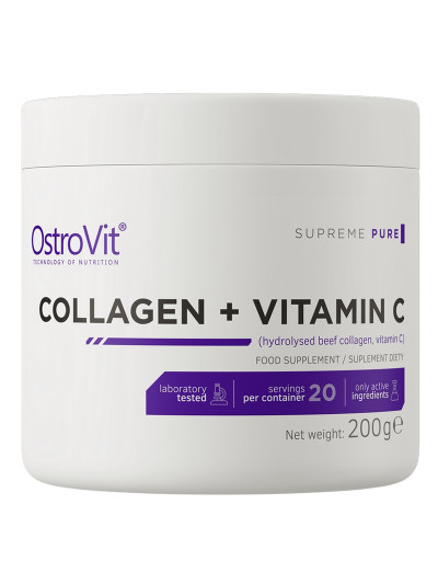 Przód kolagenu Supreme Collagen + Vitamin C 200g w sklepie Pakuj ZDROWIE Gdańsk Wrzeszcz