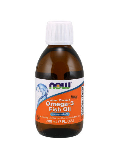 NOW FOODS Omega 3 Fish Oil 200 ml w sklepie Pakuj ZDROWIE Gdańsk Wrzeszcz