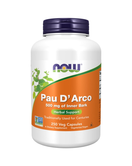 NOW FOODS Pau D'Arco 500 mg 250 vcaps w sklepie Pakuj ZDROWIE Gdańsk Wrzeszcz