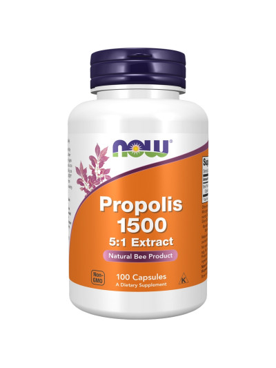 NOW FOODS Propolis 1500 5:1 Extract 100 caps w sklepie Pakuj ZDROWIE Gdańsk Wrzeszcz