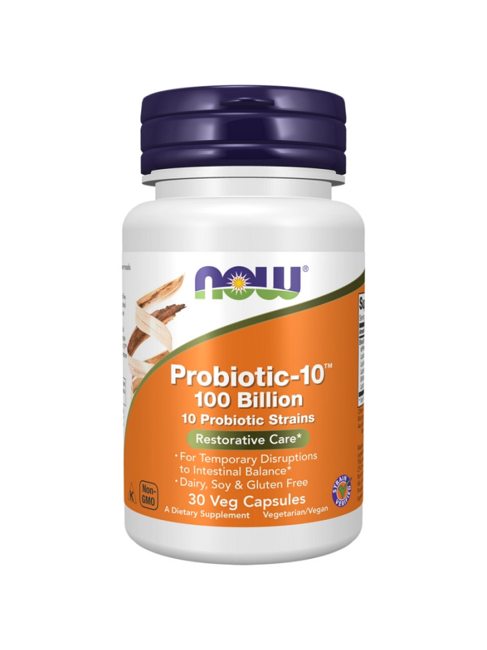 NOW FOODS Probiotic-10 100 billion 30 vcaps w sklepie Pakuj ZDROWIE Gdańsk Wrzeszcz