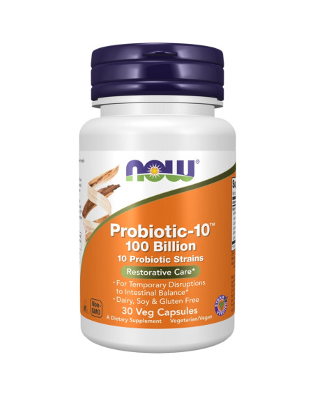 NOW FOODS Probiotic-10 100 billion 30 vcaps w sklepie Pakuj ZDROWIE Gdańsk Wrzeszcz