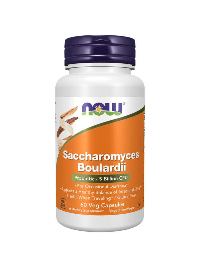 NOW FOODS Saccharomyces Boulardi 60 vcaps w sklepie Pakuj ZDROWIE Gdańsk Wrzeszcz