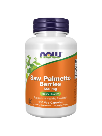 NOW FOODS Saw Palmetto Berries 550 mg 100 vcaps w sklepie Pakuj ZDROWIE Gdańsk Wrzeszcz