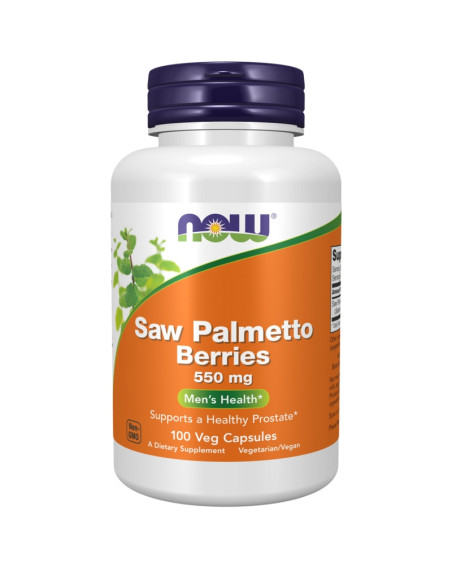 NOW FOODS Saw Palmetto Berries 550 mg 100 vcaps w sklepie Pakuj ZDROWIE Gdańsk Wrzeszcz