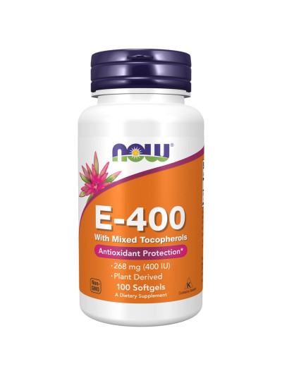 NOW Foods Vitamin E-400 Softgels 100caps w sklepie Pakuj ZDROWIE Gdańsk Wrzeszcz