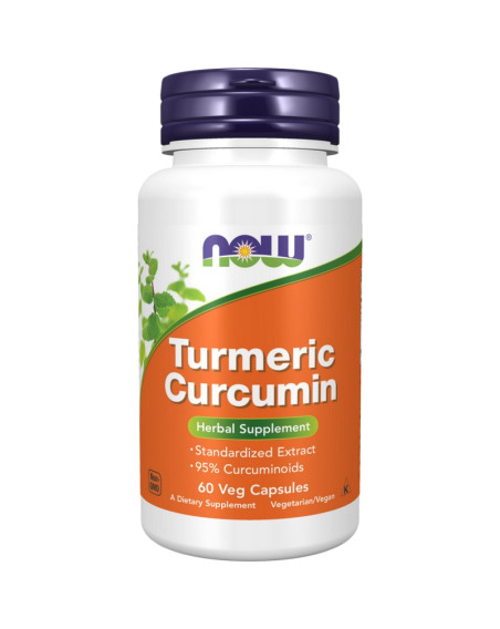 NOW FOODS Curcumin Turmeric 60 vcaps w sklepie Pakuj ZDROWIE Gdańsk Wrzeszcz