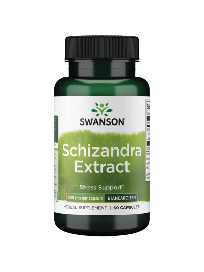 SWANSON Schizandra Extract 500 mg 60 caps w sklepie Pakuj ZDROWIE Gdańsk Wrzeszcz