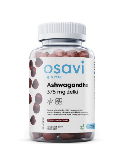 OSAVI Ashwagandha 375 mg 90 żelek w sklepie Pakuj ZDROWIE Gdańsk Wrzeszcz