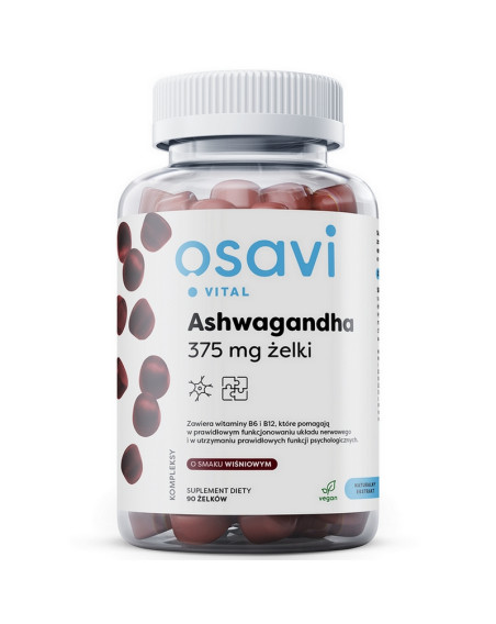 OSAVI Ashwagandha 375 mg 90 żelek w sklepie Pakuj ZDROWIE Gdańsk Wrzeszcz