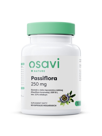 OSAVI Passiflora 250 mg 60 vcaps w sklepie Pakuj ZDROWIE Gdańsk Wrzeszcz