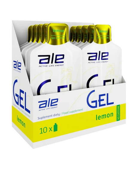 Żele Energetyczne ALE Active Energy Gel BOX 10x 55,5 g lemon w sklepie Pakuj ZDROWIE Gdańsk Wrzeszcz