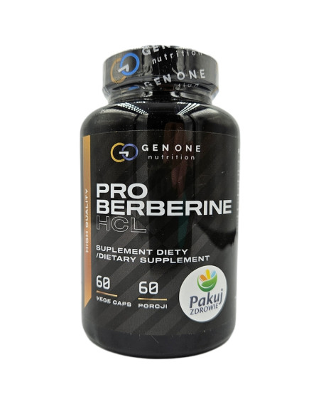 GEN ONE Pro Berberine HCL 60 vcaps w sklepie Pakuj ZDROWIE Gdańsk Wrzeszcz