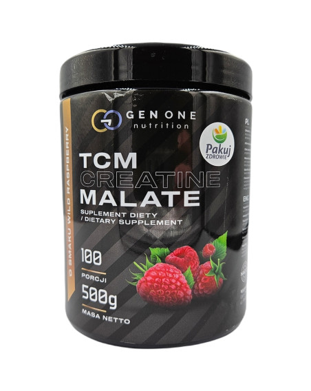 GEN ONE TCM Creatine Malate 500 g malina w sklepie Pakuj ZDROWIE Gdańsk Wrzeszcz