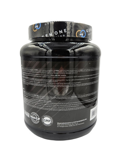 Tył GEN ONE Whey Mix Protein 900 g lody śmietankowe w sklepie Pakuj ZDROWIE Gdańsk Wrzeszcz