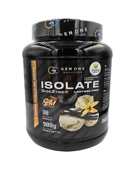 GEN ONE Isolate Lactose Free 900 g lody waniliowe w sklepie Pakuj ZDROWIE Gdańsk Wrzeszcz
