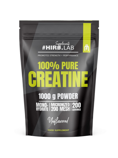 HIRO.LAB 100% Pure Creatine Powder 1000g w sklepie Pakuj ZDROWIE Gdańsk Wrzeszcz