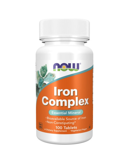 NOW FOODS Iron Complex 100 tabs w sklepie Pakuj ZDROWIE Gdańsk Wrzeszcz