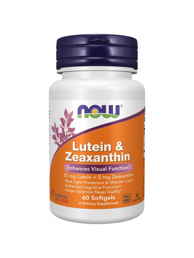 NOW FOODS Lutein & Zeaxanthin Softgels 60 caps w sklepie Pakuj ZDROWIE Gdańsk Wrzeszcz