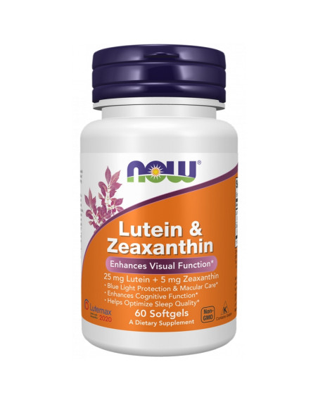 NOW FOODS Lutein & Zeaxanthin Softgels 60 caps w sklepie Pakuj ZDROWIE Gdańsk Wrzeszcz