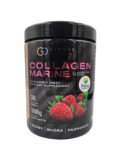 GEN ONE Collagen Marine 300 g malina w sklepie Pakuj ZDROWIE Gdańsk Wrzeszcz