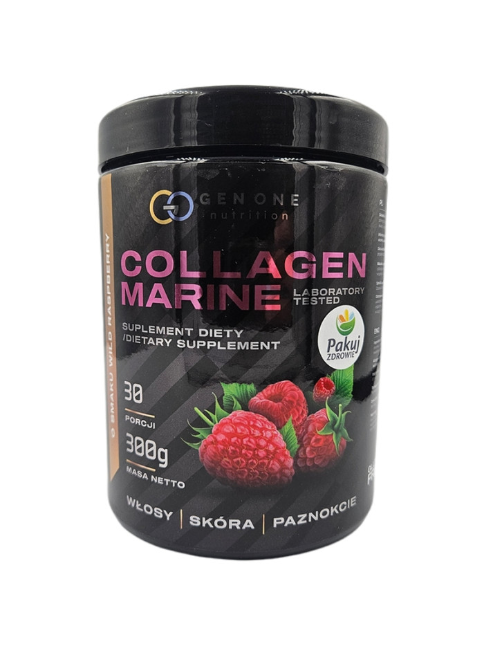 GEN ONE Collagen Marine 300 g malina w sklepie Pakuj ZDROWIE Gdańsk Wrzeszcz