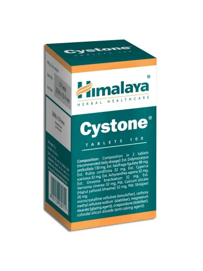Lewy bok HIMALAYA Cystone 100 tabs w sklepie Pakuj ZDROWIE Gdańsk Wrzeszcz