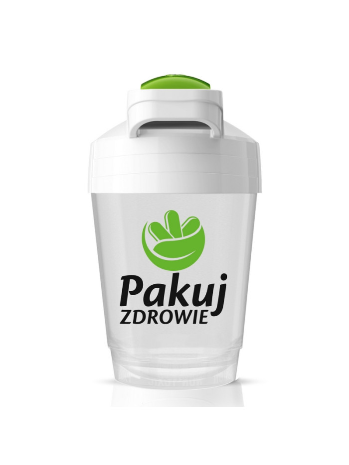 Szejker Pakuj ZDROWIE Premium 400 ml biały w sklepie Pakuj ZDROWIE Gdańsk Wrzeszcz