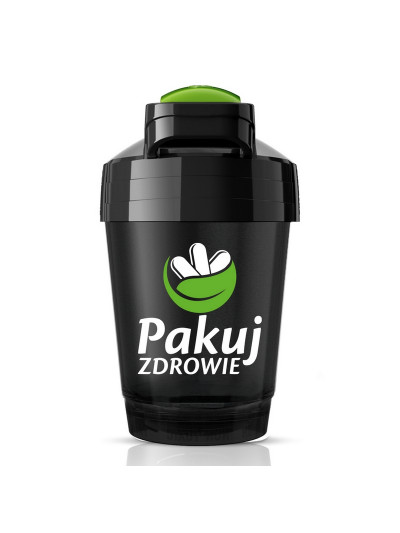 Szejker Pakuj ZDROWIE Premium 400 ml czarny w sklepie Pakuj ZDROWIE Gdańsk Wrzeszcz