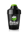 Tył Szejker Pakuj ZDROWIE Premium 400 ml czarny w sklepie Pakuj ZDROWIE Gdańsk Wrzeszcz