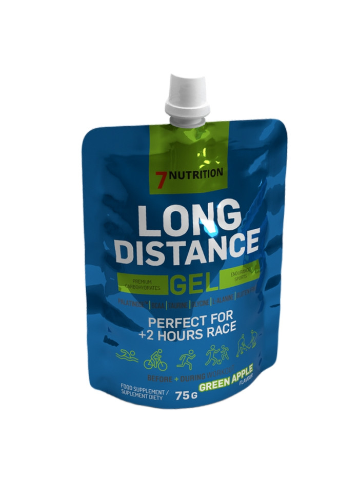 7NUTRITION Long Distance Gel 75 g zielone jabłko w Pakuj ZDROWIE Gdańsk Wrzeszcz