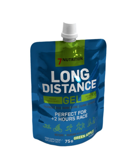 7NUTRITION Long Distance Gel 75 g zielone jabłko w Pakuj ZDROWIE Gdańsk Wrzeszcz