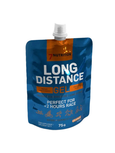 7NUTRITION Long Distance Gel 75 g pomarańcz w Pakuj ZDROWIE Gdańsk Wrzeszcz