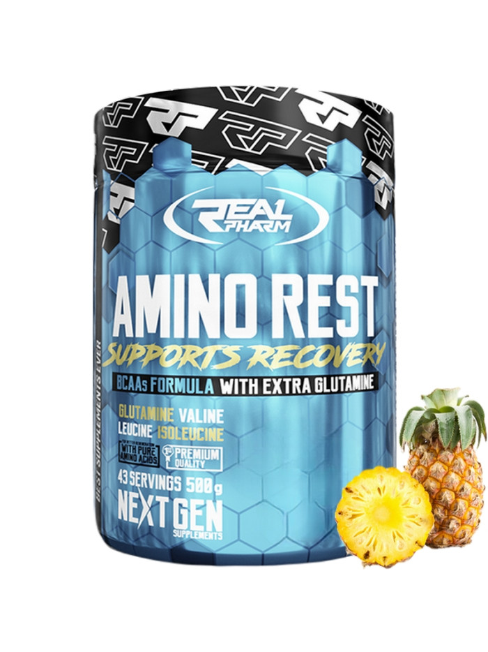 REAL PHARM Amino Rest 500 g ananas w Pakuj ZDROWIE Gdańsk Wrzeszcz